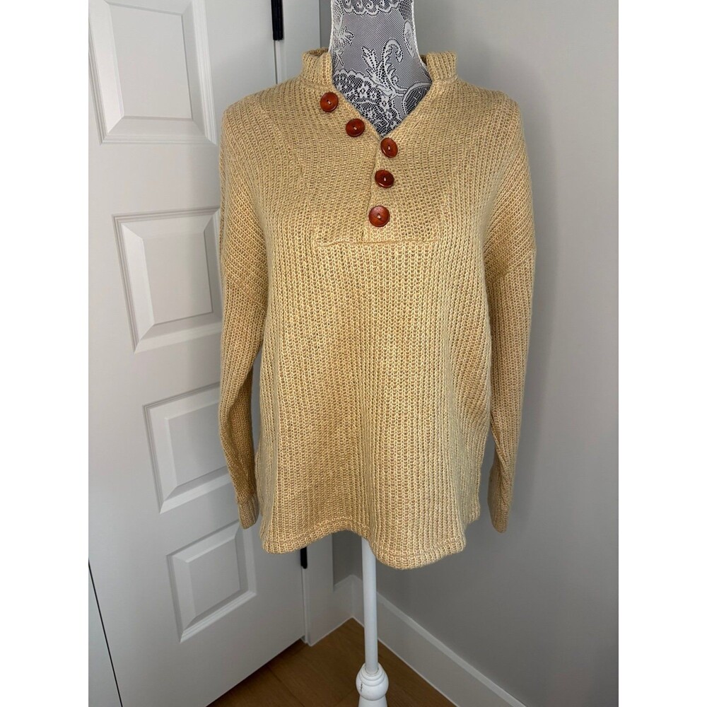 Earthbound Trading Company Cozy Knit Sweater Large L